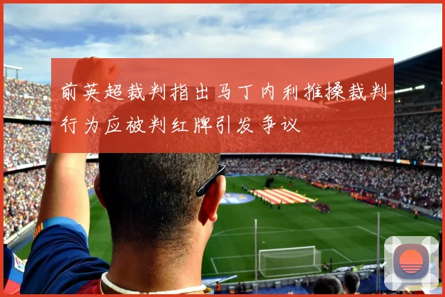 前英超裁判指出马丁内利推搡裁判行为应被判红牌引发争议