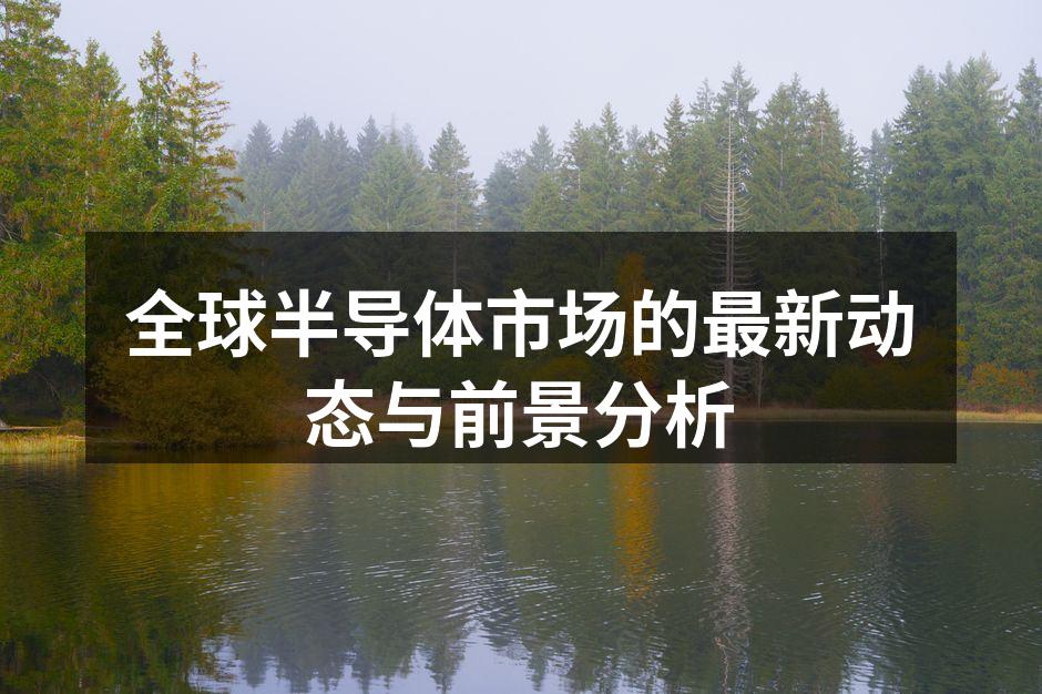 全球半导体市场在快速增长