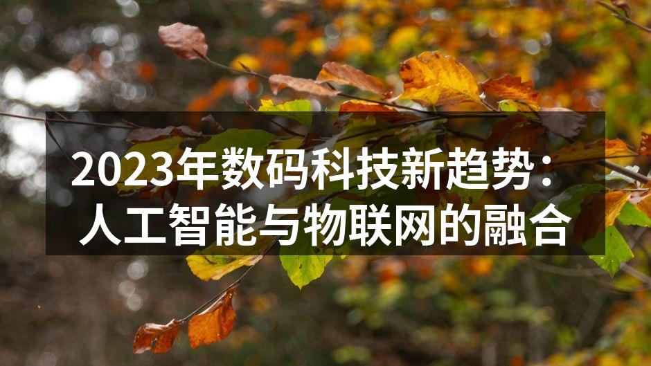 智能家居设备的普及